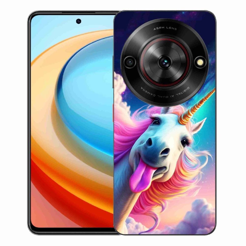 ZTE Blade A75 zselés borító mmCase - őrült egyszarvú