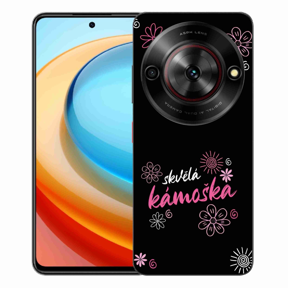 ZTE Blade A75 zselés borítás mmCase - nagyszerű haver fekete háttérrel