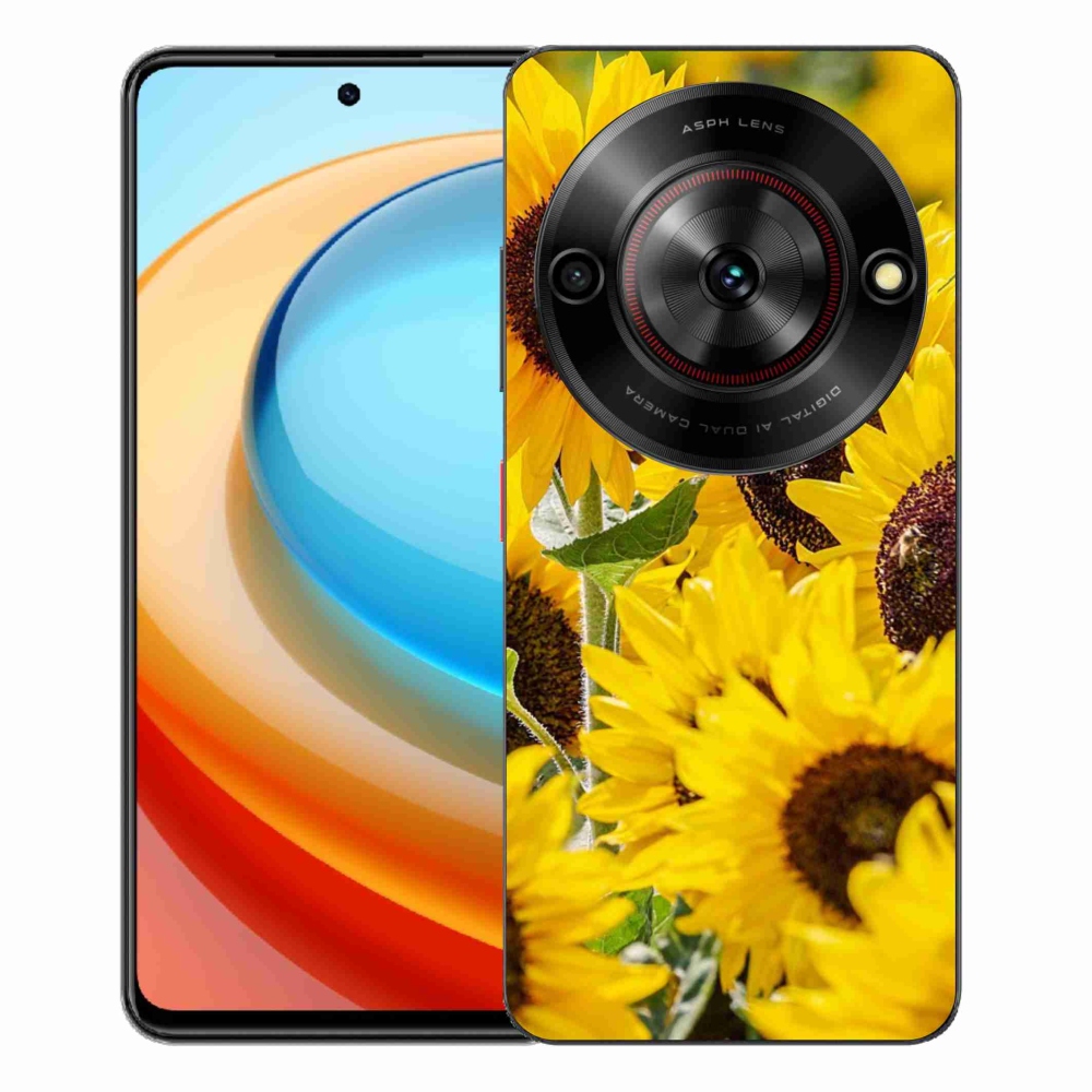 ZTE Blade A75 zselés tok mmCase - napraforgó