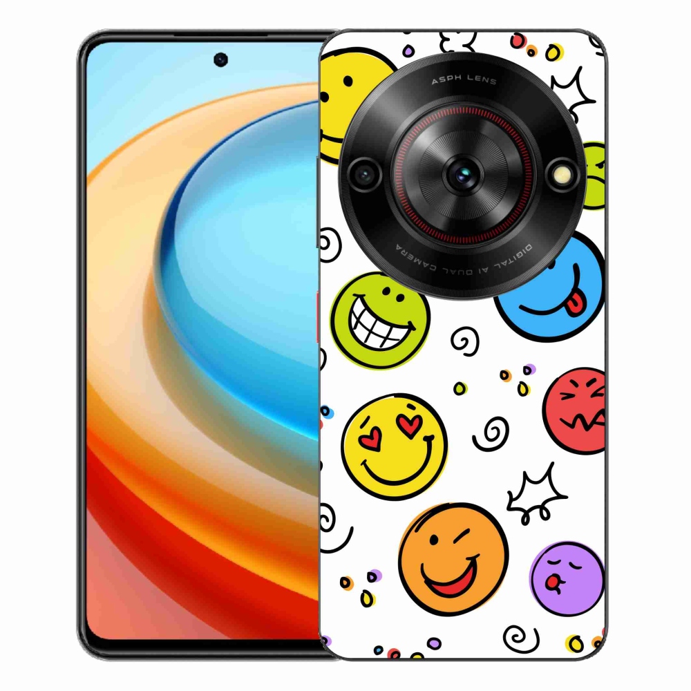 ZTE Blade A75 zselés borítás mmCase - smiley-k
