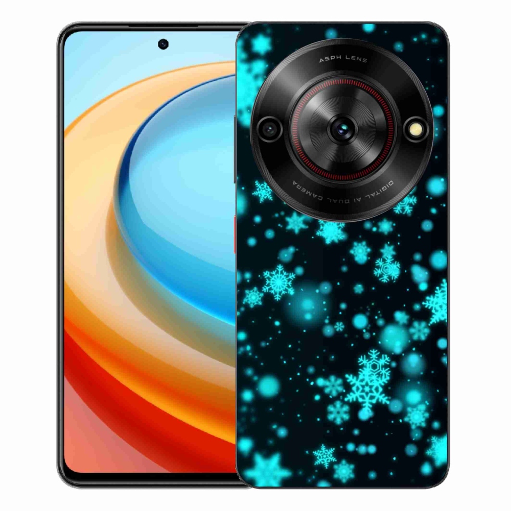 ZTE Blade A75 zselés tok mmCase - hópelyhek 1