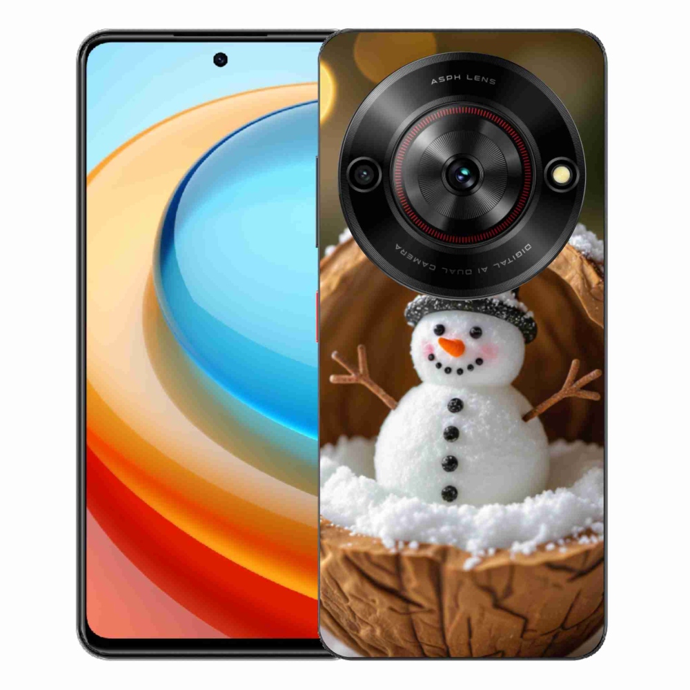 ZTE Blade A75 zselés tok mmCase - hóember 4