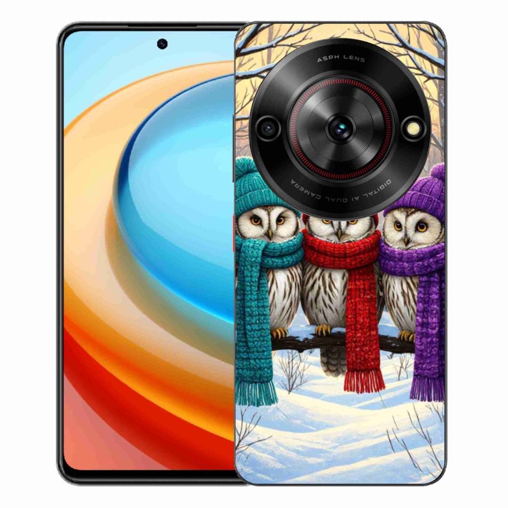 ZTE Blade A75 zselés tok mmCase - bagoly barátok