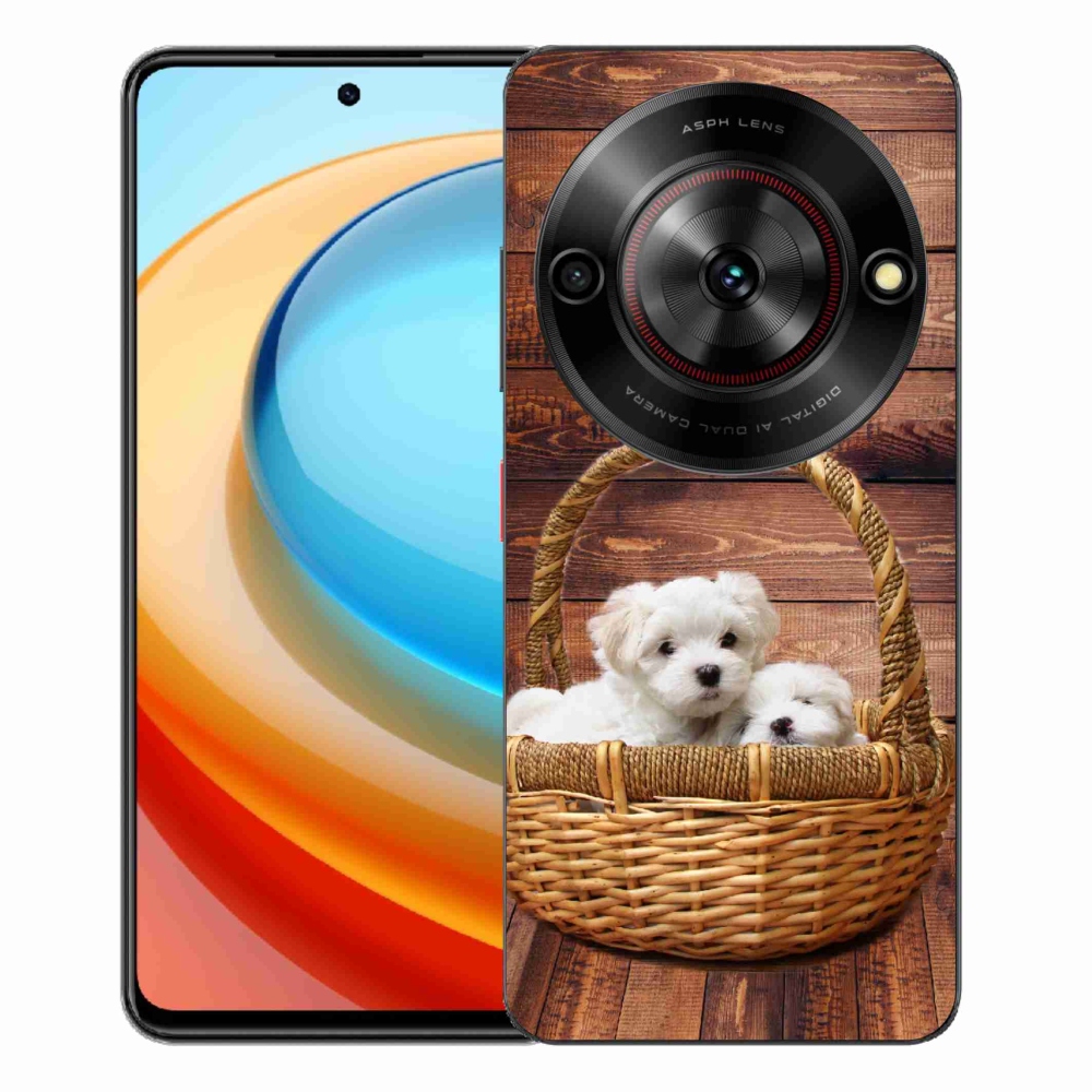 ZTE Blade A75 zselés tok mmCase - kölyökkutyákhoz