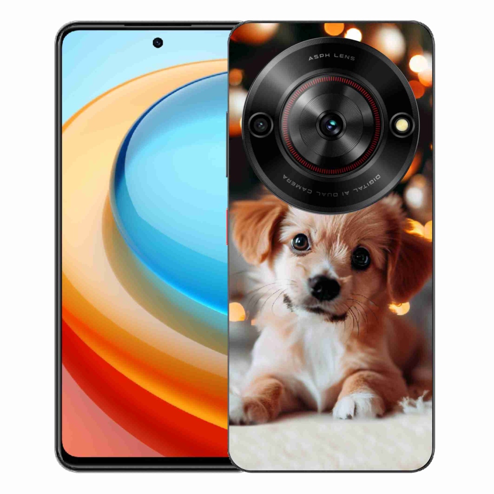 ZTE Blade A75 zselés tok mmCase - kölyökkutyakékhez