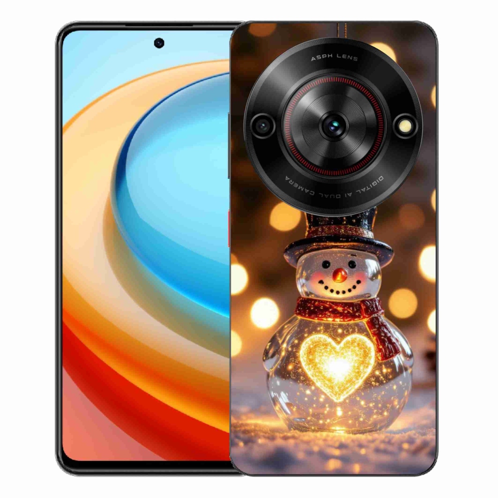 ZTE Blade A75 zselés tok mmCase - Karácsonyi hóember