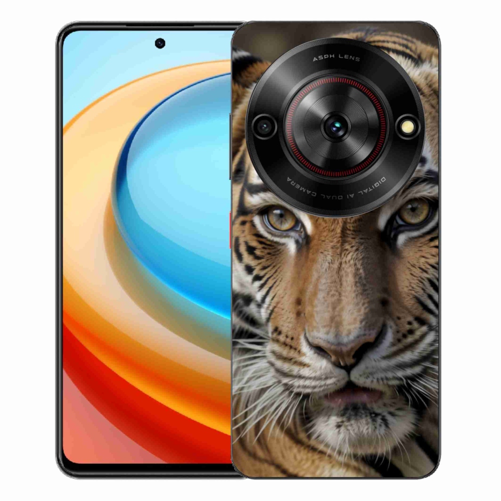 ZTE Blade A75 zselés borítás mmCase - tigris nézet