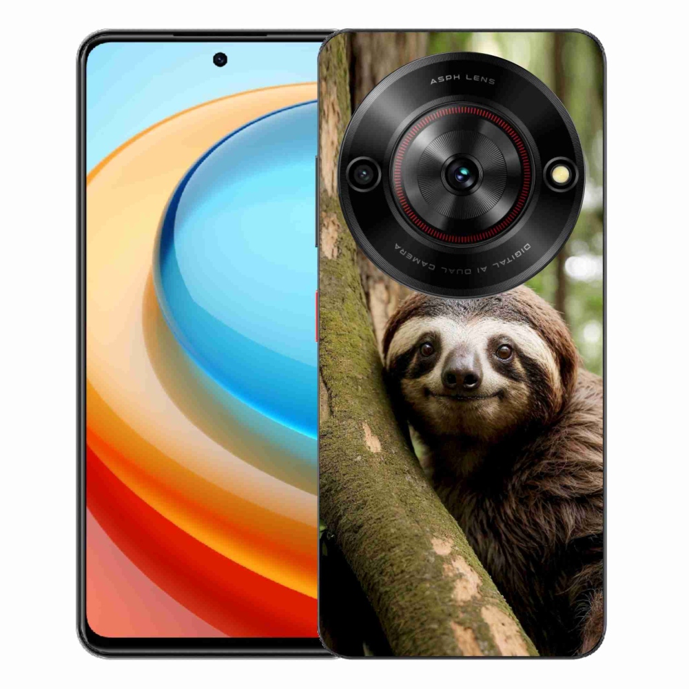 ZTE Blade A75 zselés borítás mmCase - mosolygó lajhár