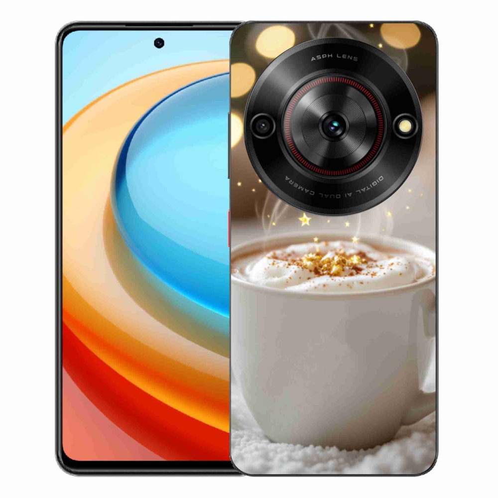 ZTE Blade A75 zselés borító mmCase - karácsonyi forró ital