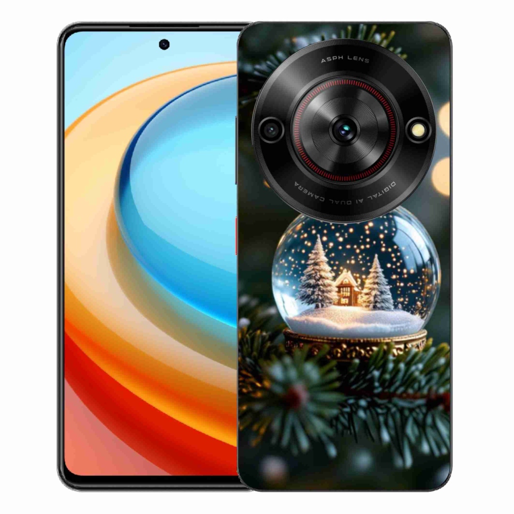 ZTE Blade A75 zselés borító mmCase - Karácsonyi gömbök 2
