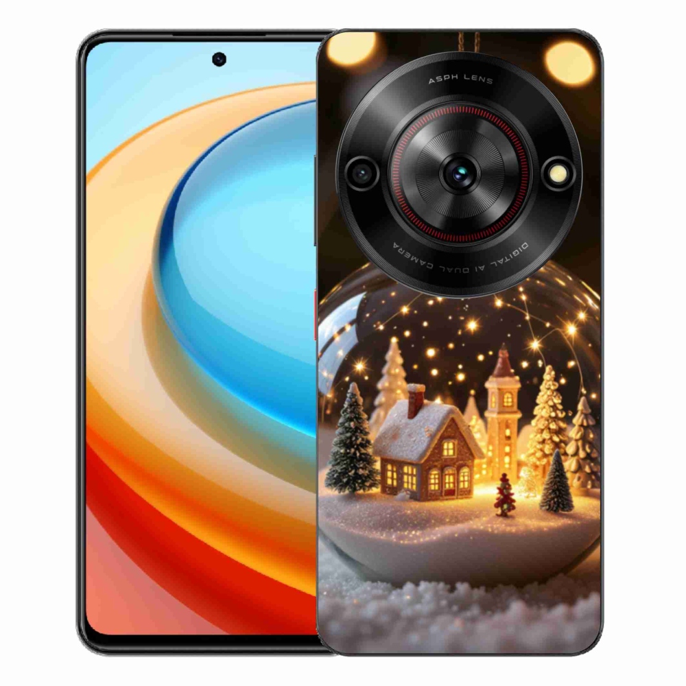 ZTE Blade A75 zselés borító mmCase - Karácsonyi golyók 3