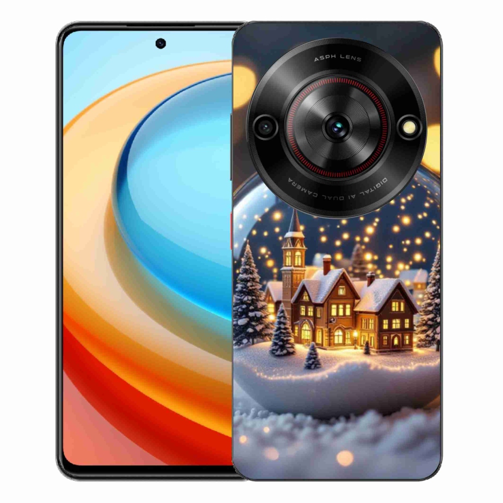 ZTE Blade A75 zselés borító mmCase - Karácsonyi golyók 4