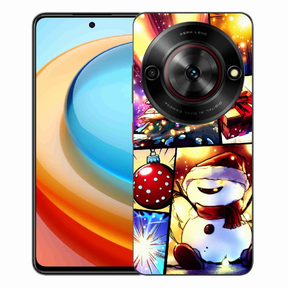 ZTE Blade A75 zselés borító mmCase - Karácsonyi motívumok 1