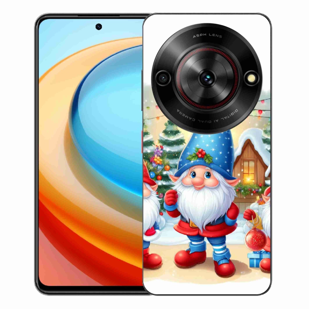 ZTE Blade A75 zselés tok mmCase - Karácsonyi manók
