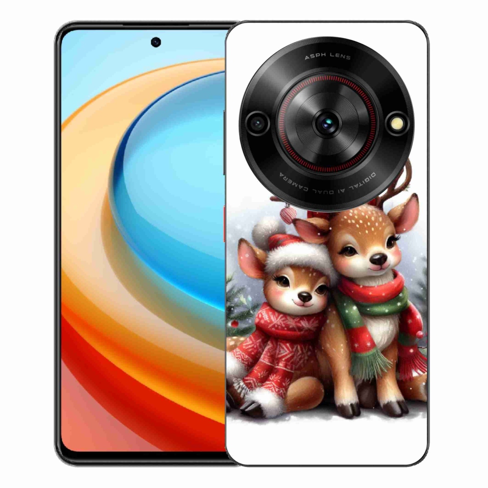 ZTE Blade A75 zselés tok mmCase - Karácsonyi rénszarvas