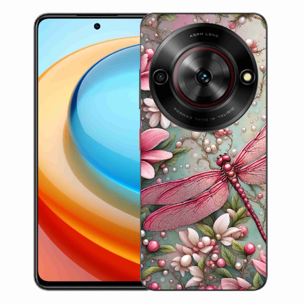 ZTE Blade A75 zselés tok mmCase - szitakötő