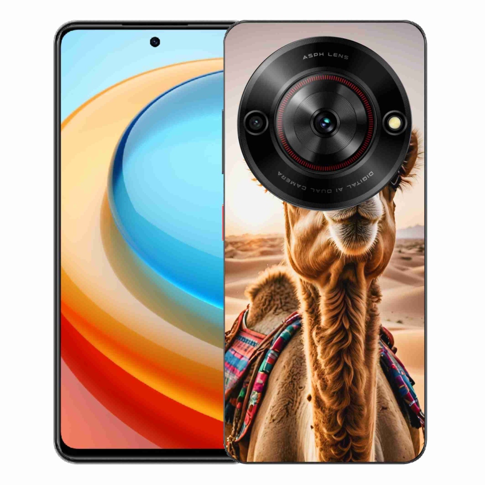 ZTE Blade A75 zselés tok mmCase - teve színű