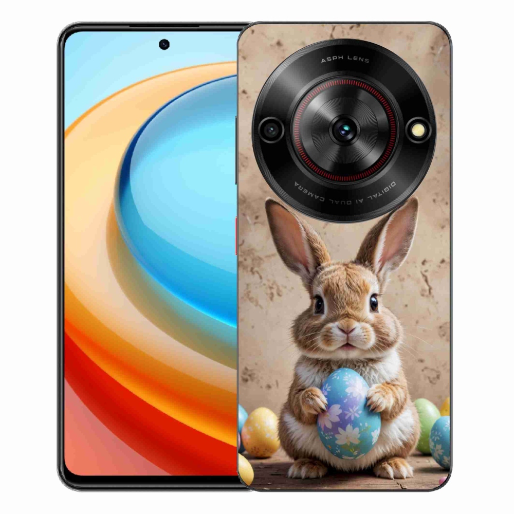 ZTE Blade A75 zselés borító mmCase - Húsvéti nyuszi