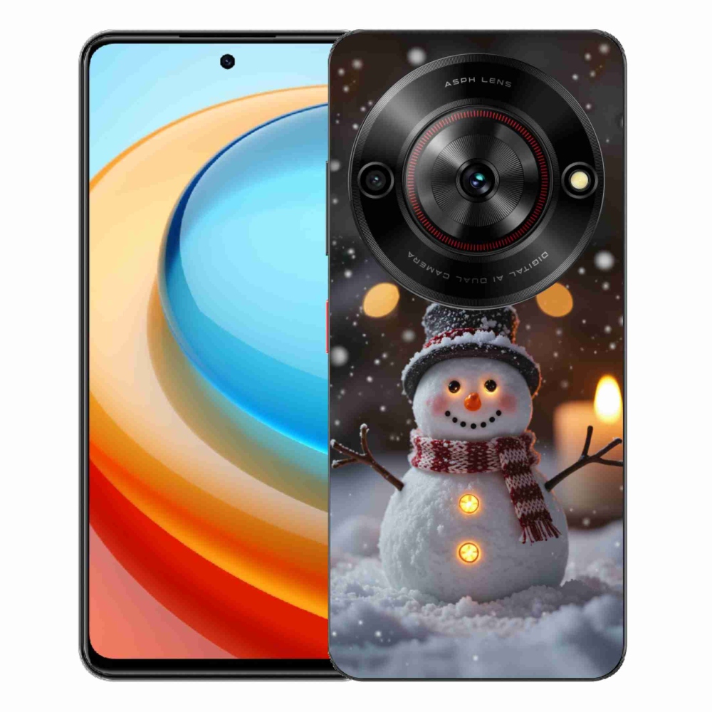 ZTE Blade A75 zselés tok mmCase - vidám hóember