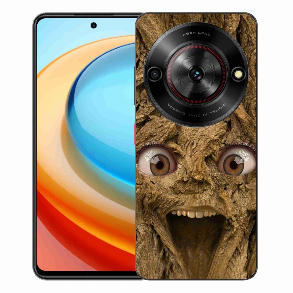 ZTE Blade A75 zselés borító mmCase - vidám fa szemekkel
