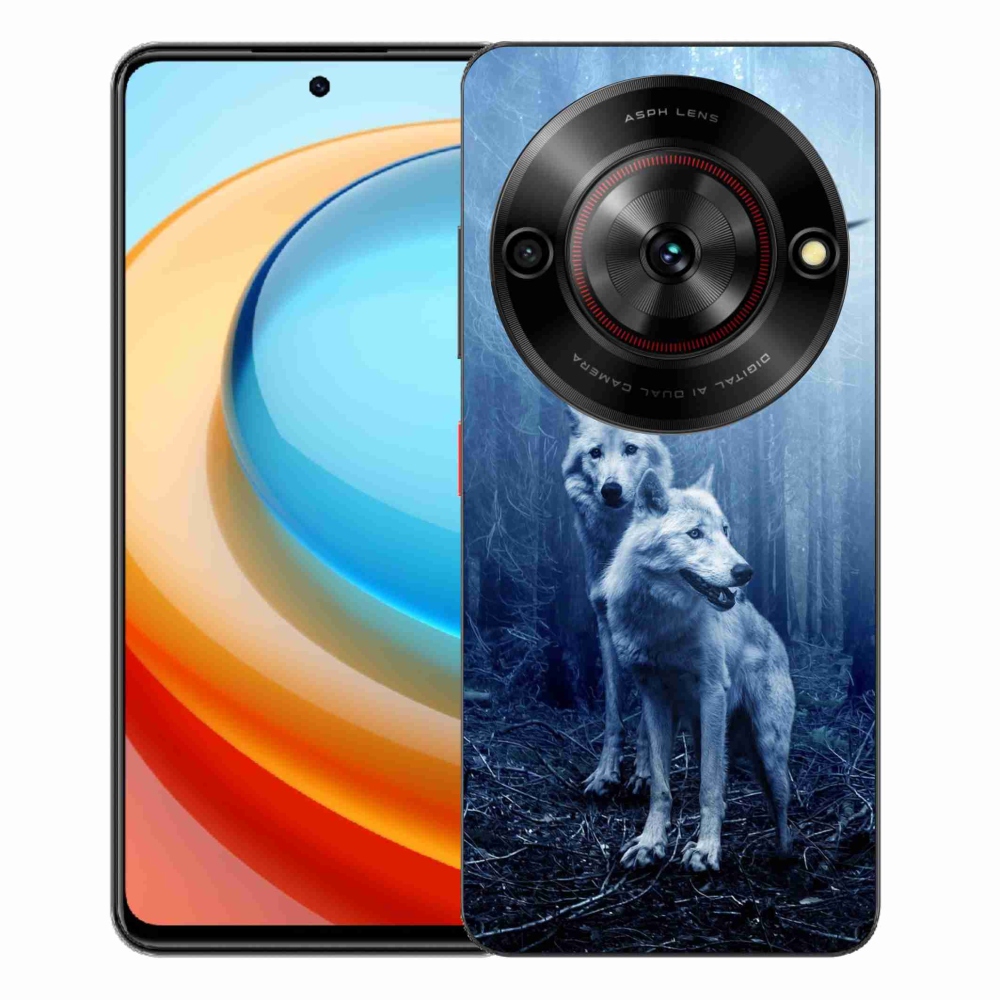 ZTE Blade A75 zselés tok mmCase - farkasok az erdőben