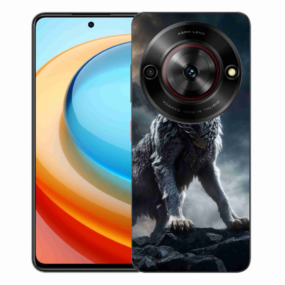 ZTE Blade A75 zselés tok mmCase - farkas 1