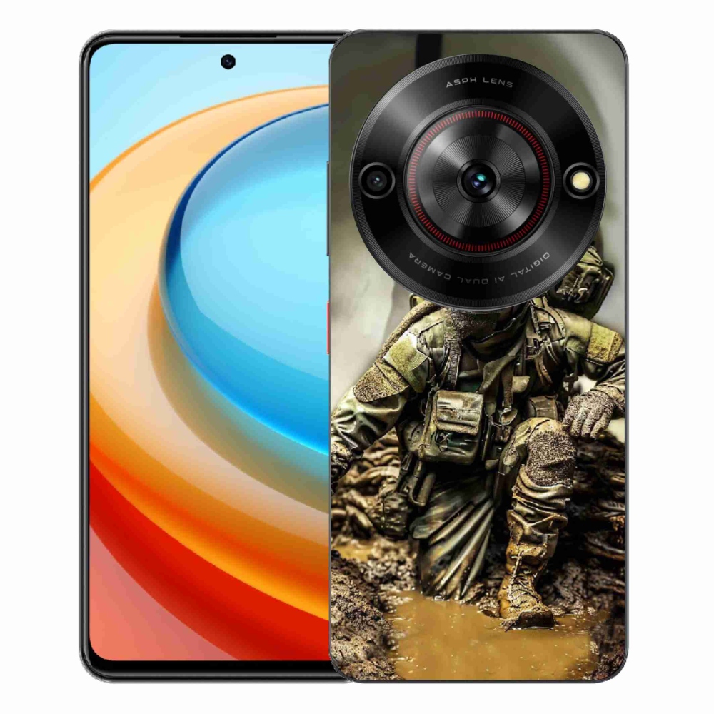 ZTE Blade A75 zselés tok mmCase - katona