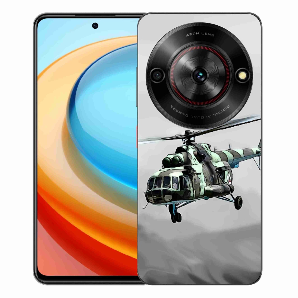 ZTE Blade A75 zselés borítás mmCase - katonai helikopter