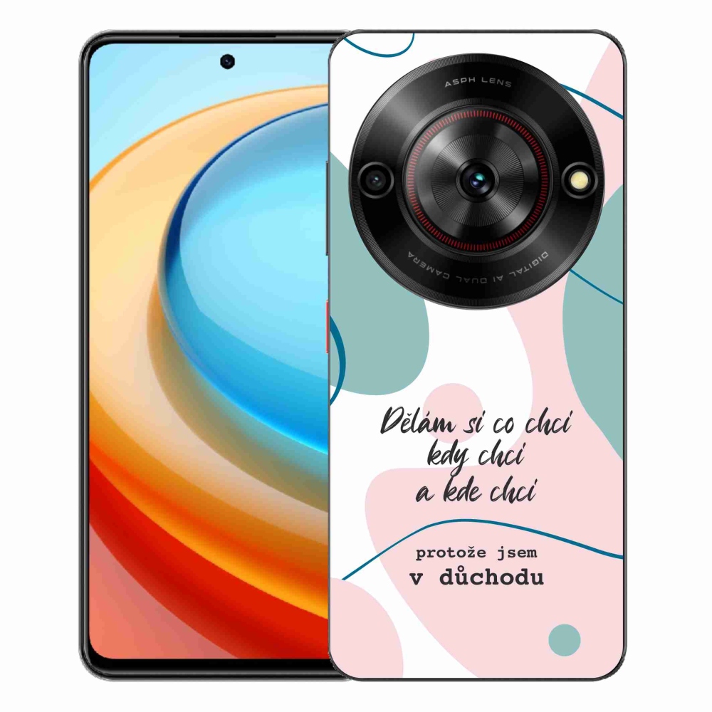 ZTE Blade A75 zselés borító mmCase - vicces szöveg 10 fehér háttér