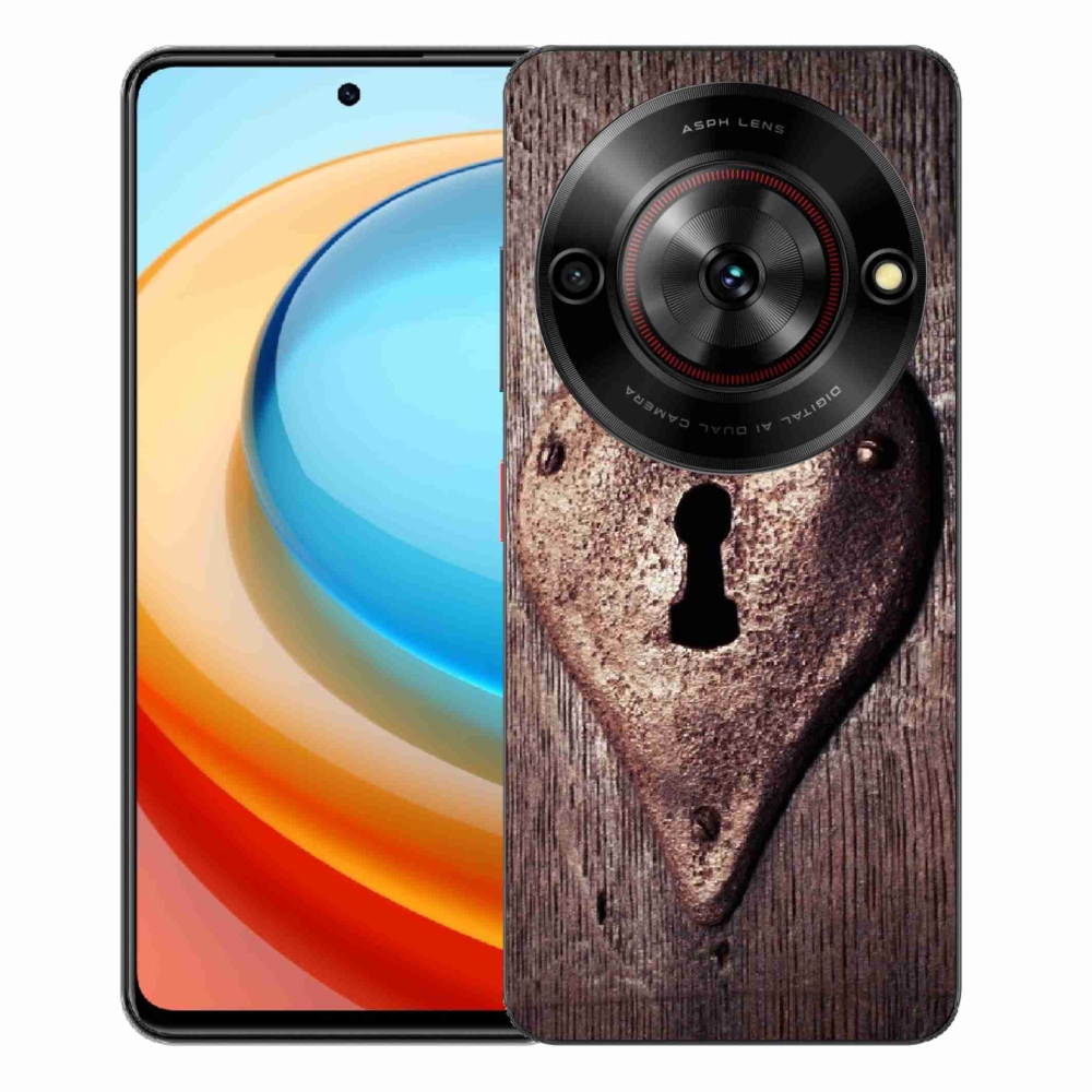 ZTE Blade A75 zselés tok mmCase - szív alakú zárral