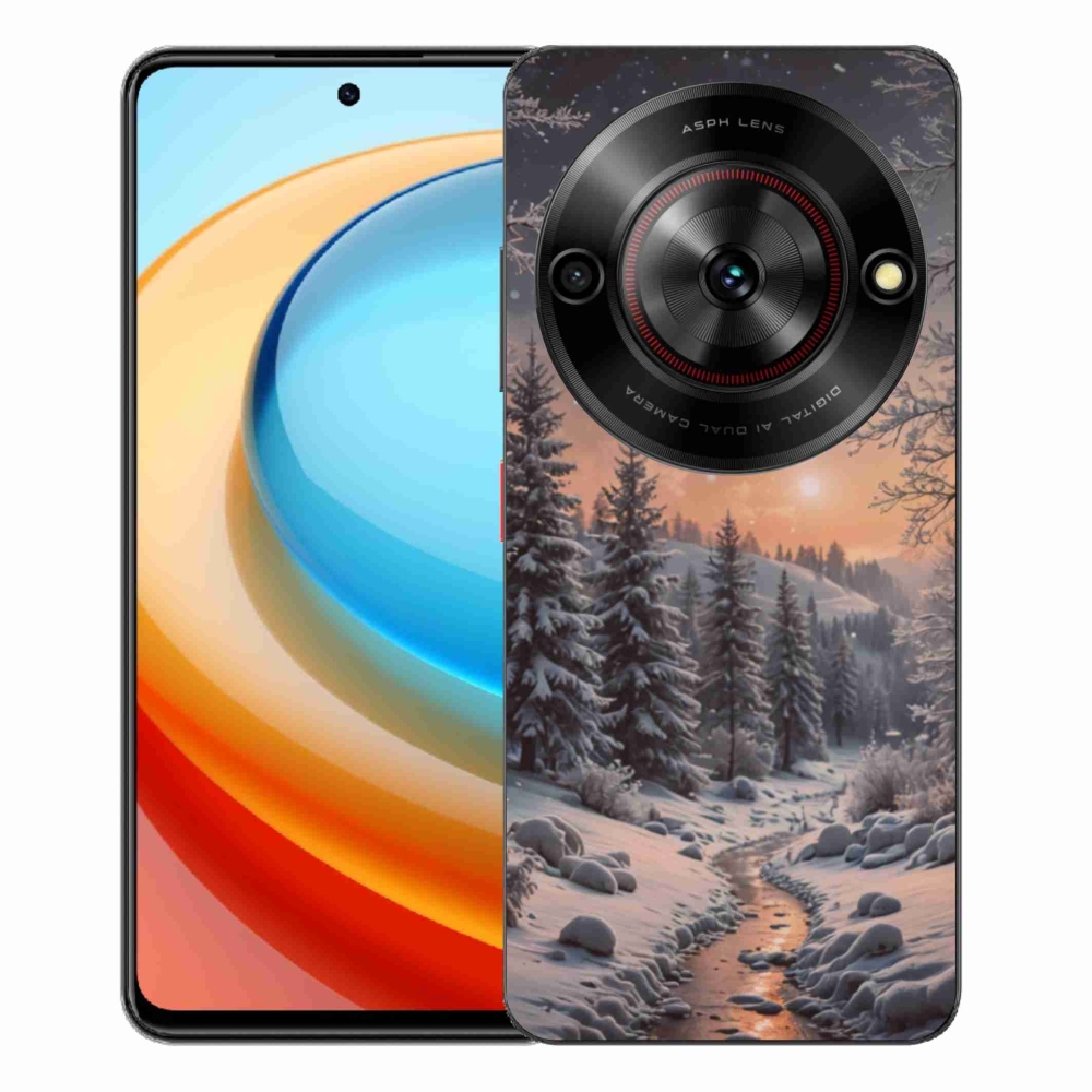 ZTE Blade A75 zselés tok mmCase - téli táj 2