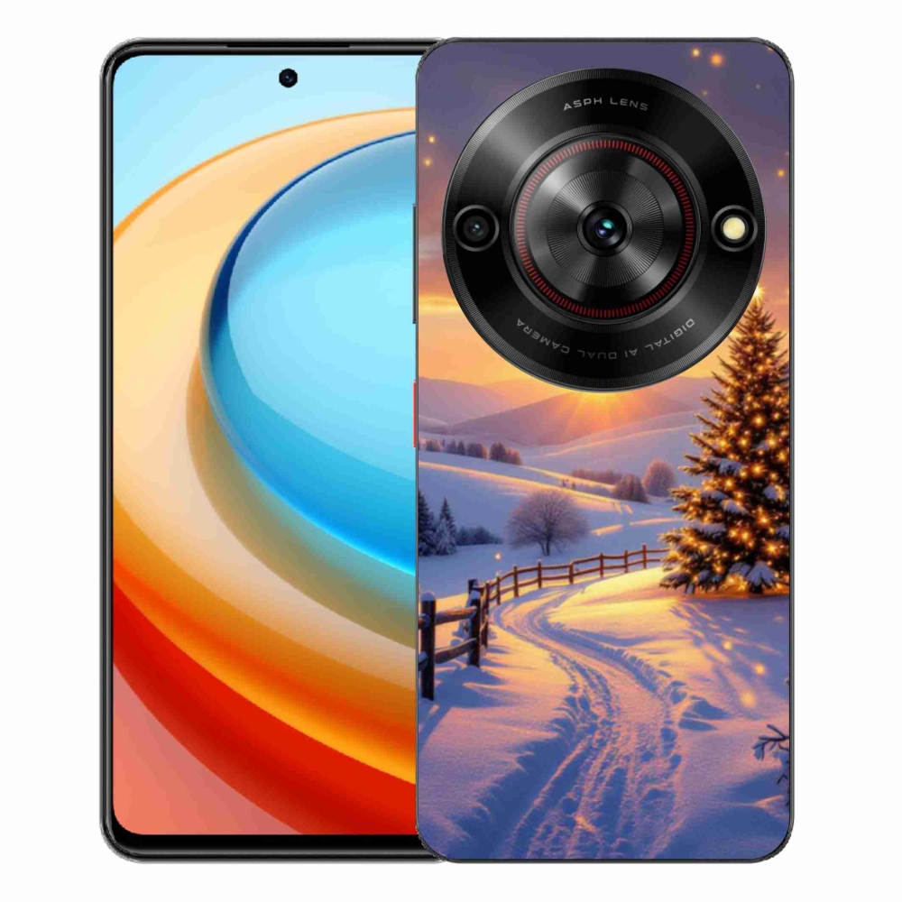 ZTE Blade A75 zselés borítás mmCase - téli tájkép
