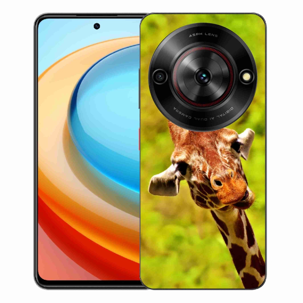 ZTE Blade A75 zselés tok mmCase - zsiráf