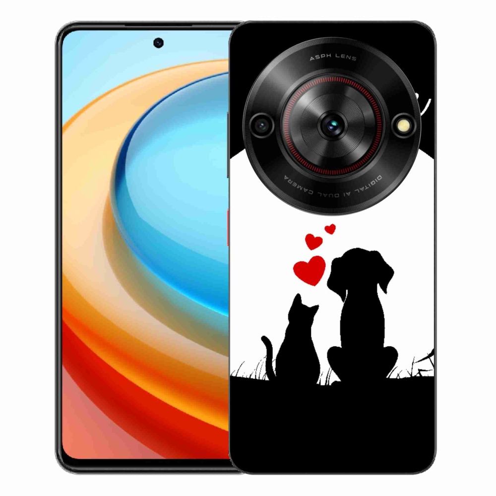 ZTE Blade A75 zselés borító mmCase - állati szeretet