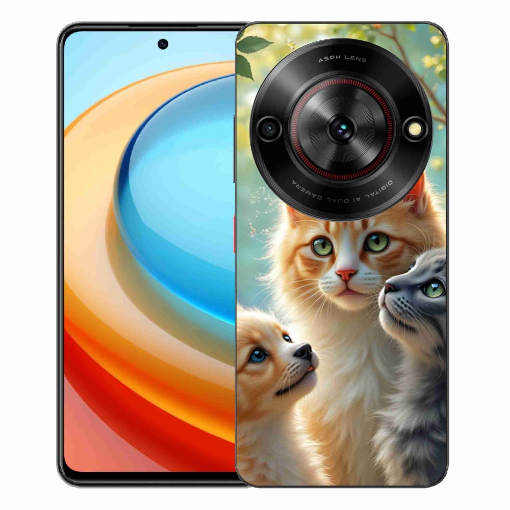 ZTE Blade A75 zselés borítás mmCase - állati barátság 2