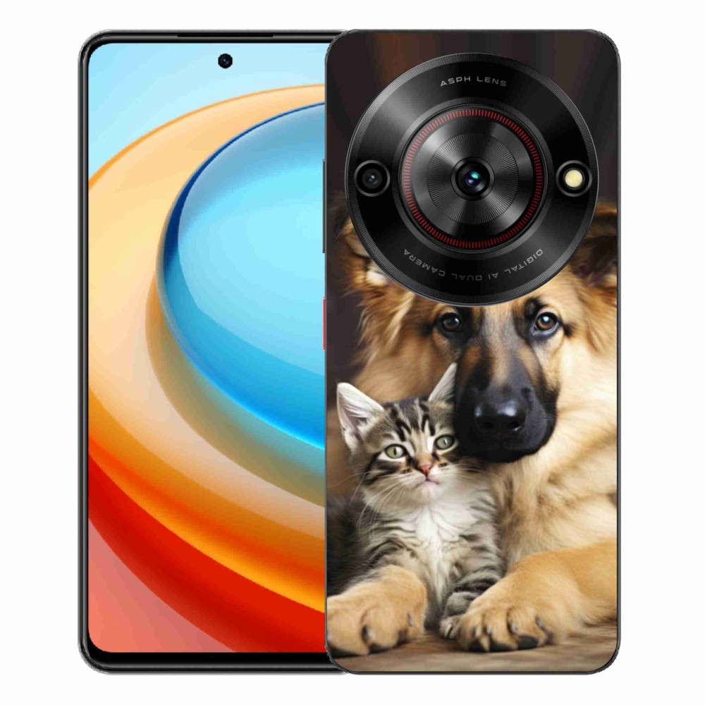 ZTE Blade A75 zselés borító mmCase - állatbarátság