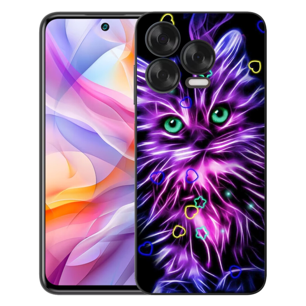 mmCase gél tok a ZTE Blade V70 Vita készülékhez – absztrakt macska