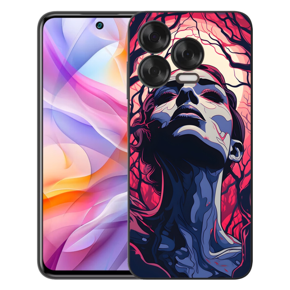 mmCase gél tok a ZTE Blade V70 Vita készülékhez – absztrakt arc