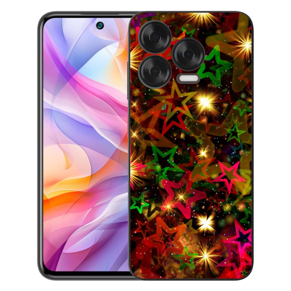 mmCase gél tok a ZTE Blade V70 Vita készülékhez – színes csillagok