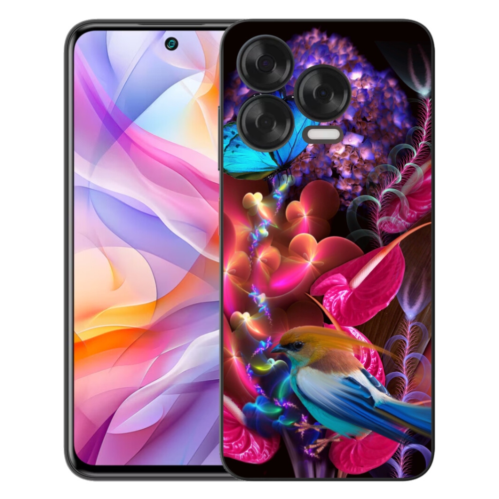 mmCase gélhuzat a ZTE Blade V70 Vita készülékhez – színes virágok