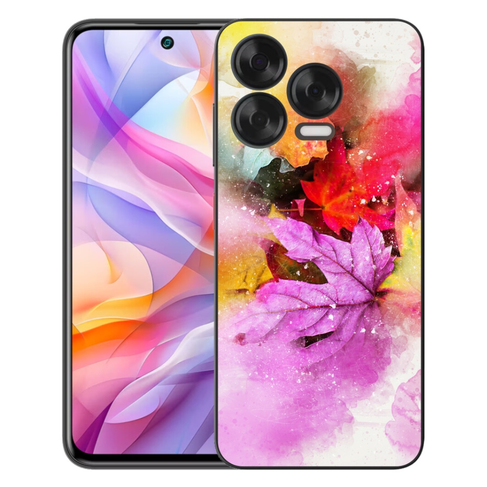 mmCase gélhuzat a ZTE Blade V70 Vita készülékhez – színes levelek