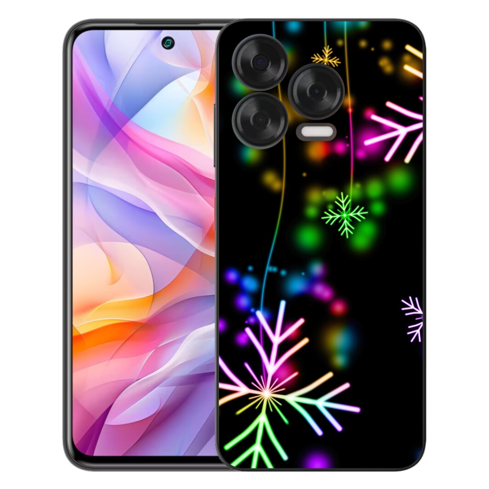 mmCase gél tok a ZTE Blade V70 Vita készülékhez – színes hópelyhek