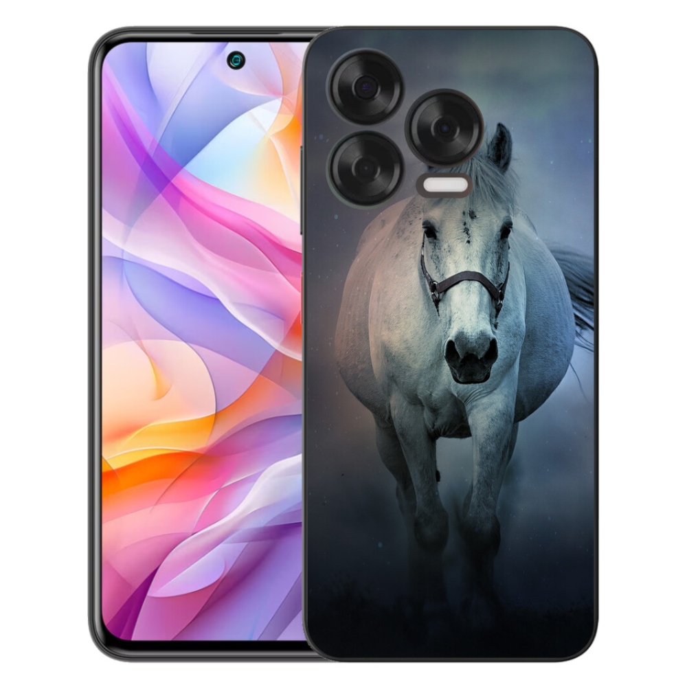 mmCase gél tok a ZTE Blade V70 Vita készülékhez – futó fehér ló