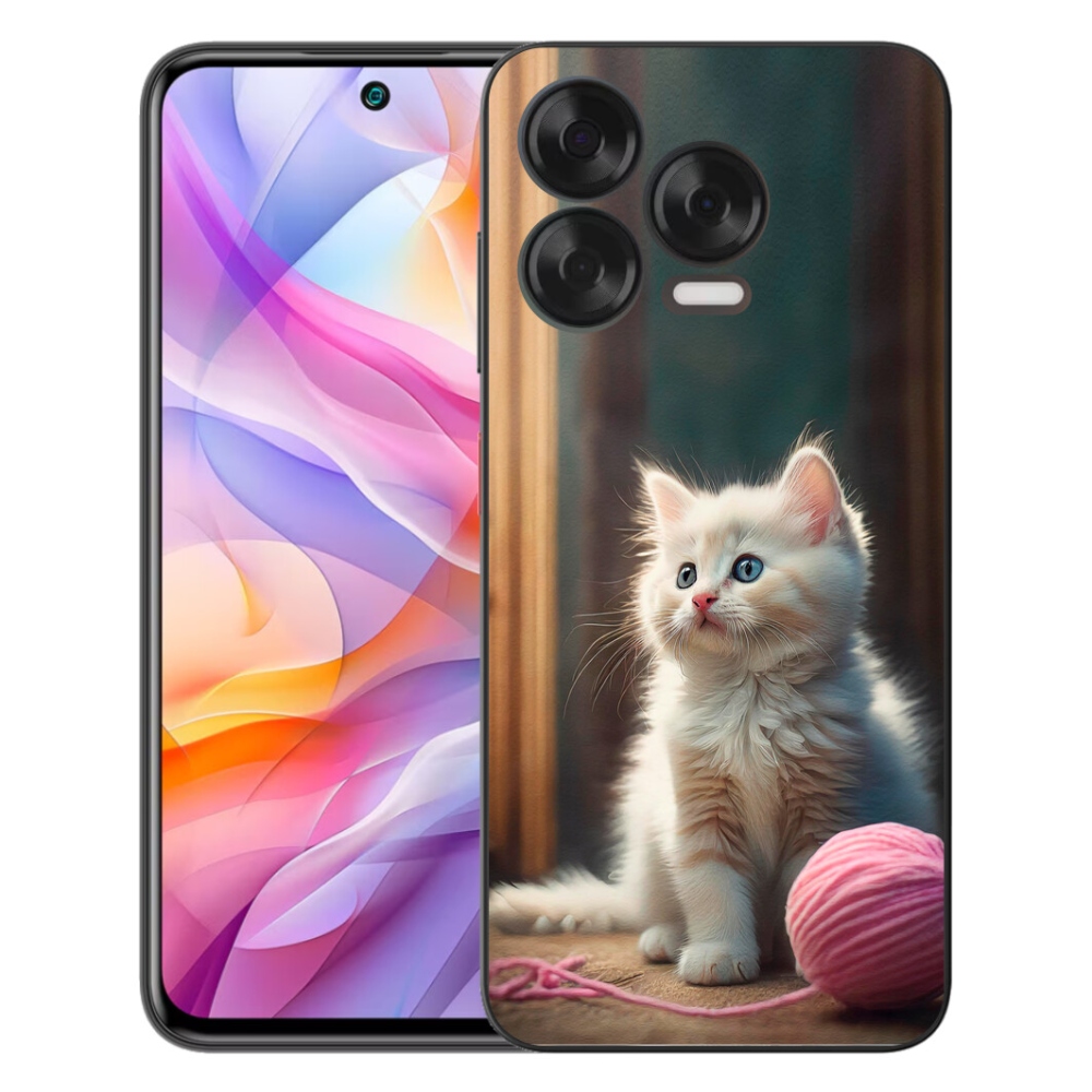 mmCase gél tok a ZTE Blade V70 Vita készülékhez – fehér cica 2