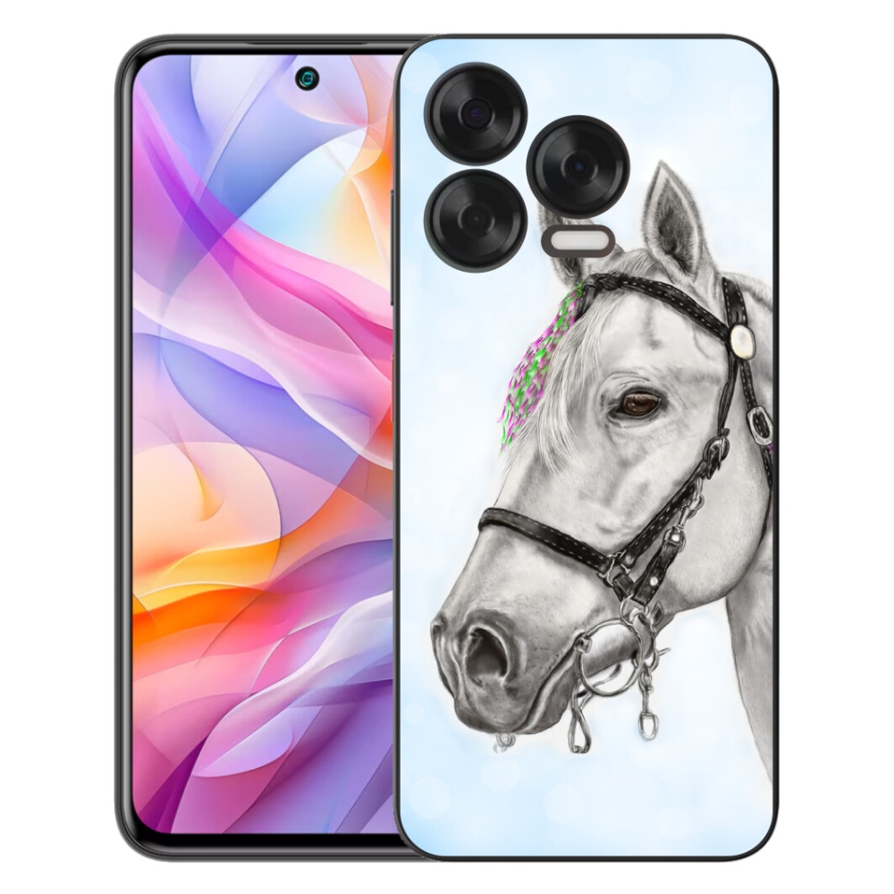 mmCase gél tok a ZTE Blade V70 Vita készülékhez – fehér ló 1