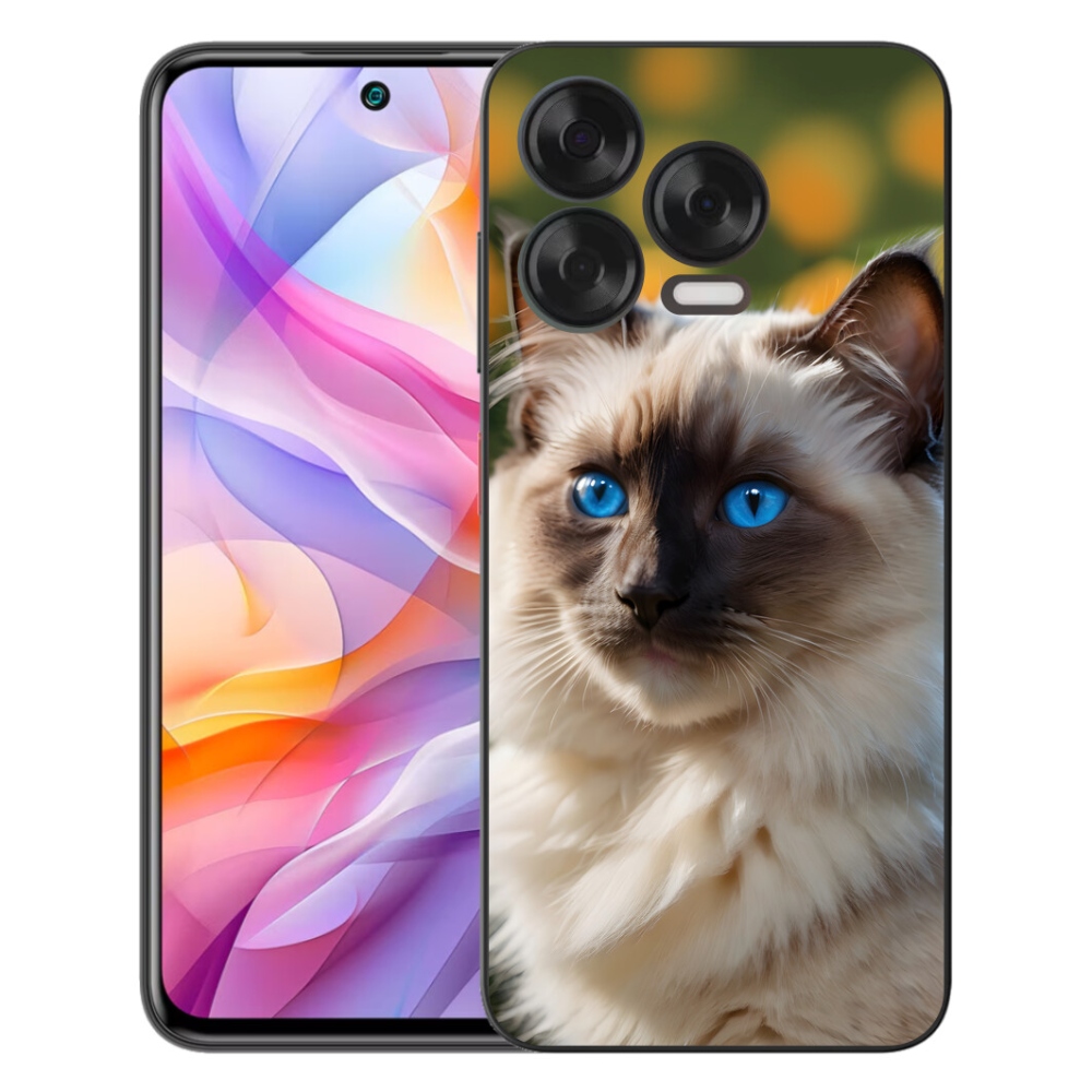 mmCase géltok a ZTE Blade V70 Vita készülékhez – fehér ragdoll