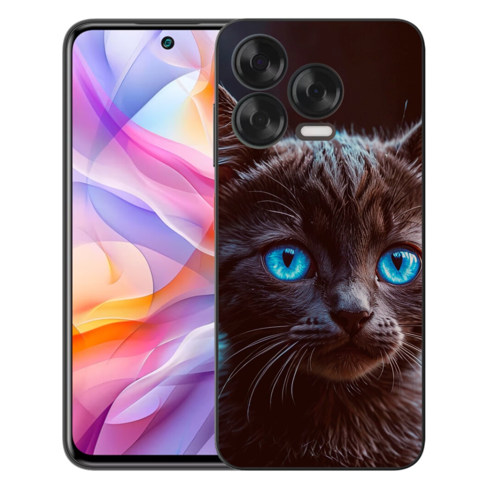 mmCase gél tok a ZTE Blade V70 Vita készülékhez – fekete cica 2