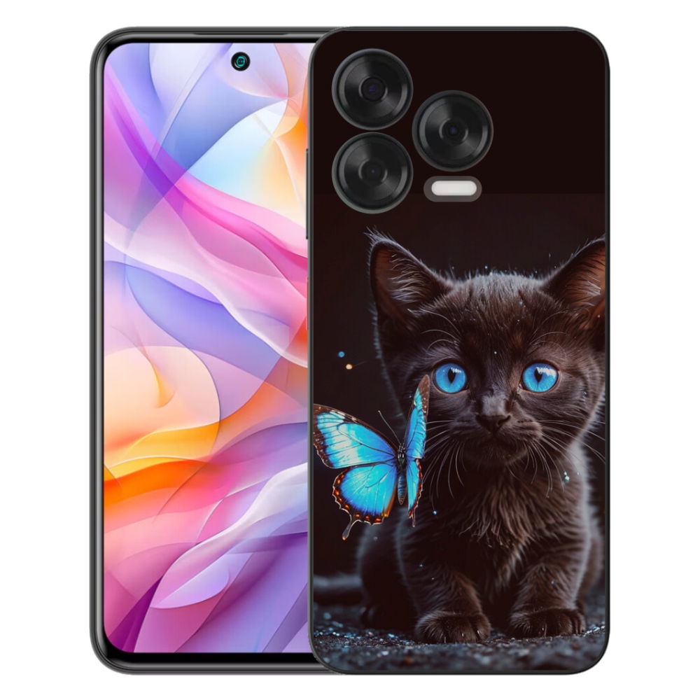 mmCase gél tok a ZTE Blade V70 Vita készülékhez – fekete cica 3