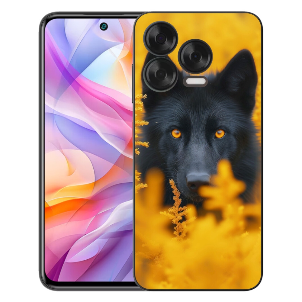 mmCase géltok a ZTE Blade V70 Vita készülékhez – fekete farkas 2