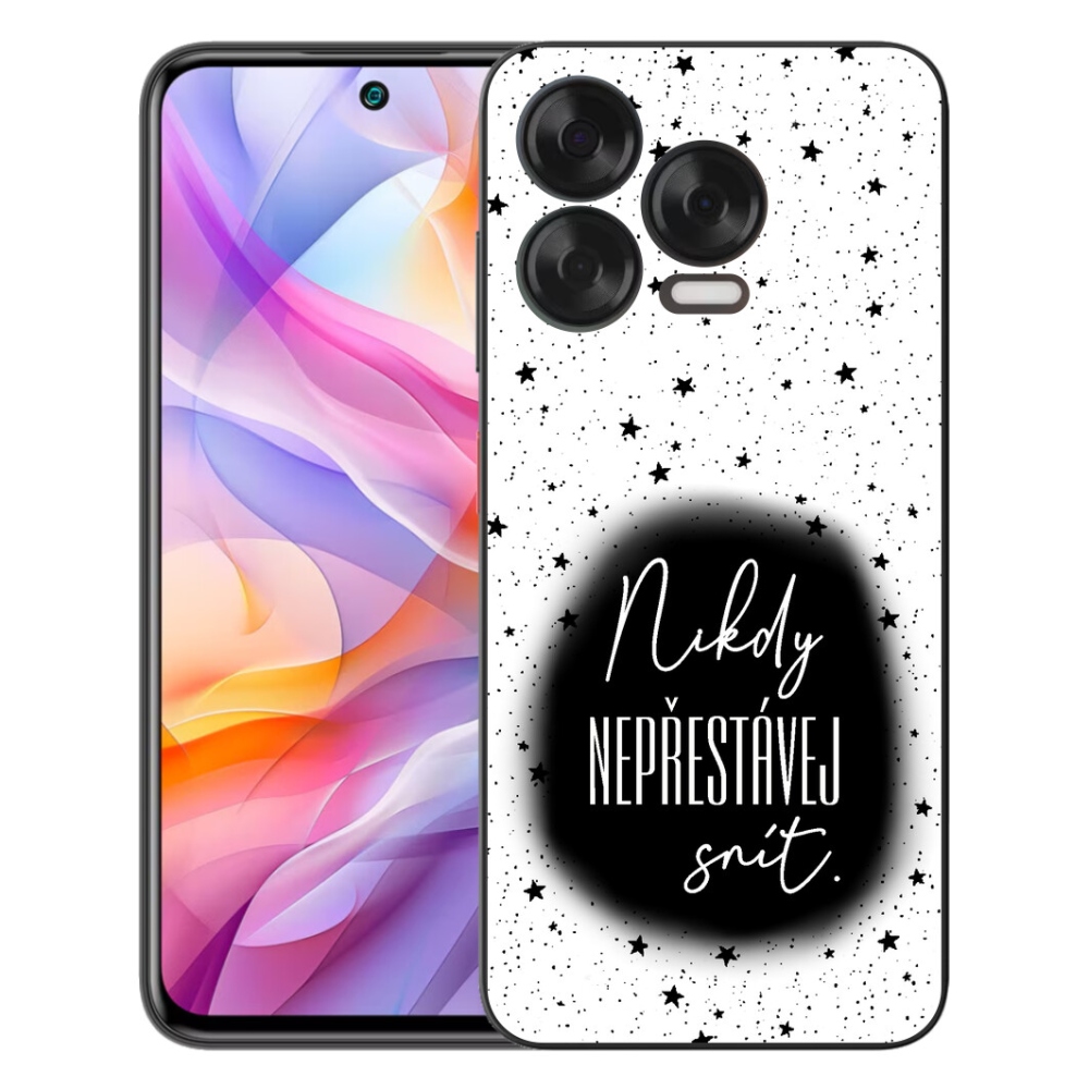 mmCase gél tok a ZTE Blade V70 Vita-hoz – 1. idézet, fekete-fehér háttér